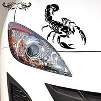 2817CM Funny The cartoon the scorpion king Car Sticker Car Window Wall Decal Car Styling (2pcs)