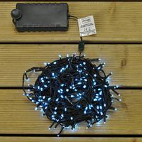 280 LED Multi-Action White String Lights (Battery) by Kingfisher