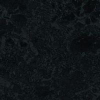 28mm Midnight Granite Black Satin Stone Effect Round Edge Worktop (L)2000mm (D)365mm