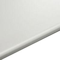 28mm B&Q White Round Edge Kitchen Worktop (L)3.05m (D)600mm