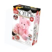 28cm Pink Diy Plush Sitting Pig Craft Kit