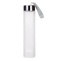 280ml Mini Convenient Travel Glass Frosted Cartoon Water Bottle Drinkware