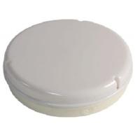 28w 2d circular bulkhead white base opal diffuser d3wo