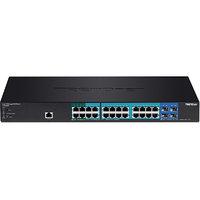 28-Port Gigabit PoE+ Managed Layer 2 Switch with 4 SFP slots