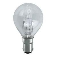 28 Watt SBC(B15) Halogen Saver Clear Golfball Lamp 10 Pack