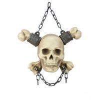 28cm chained skull crossbones decoration