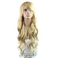 28 Inch Long High Temperature Fiber Wave Female Elegant Fashion Synthetic Celebrity Wig