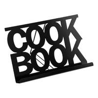 29 x 22 x 19cm Black Enamel Cook Book Stand