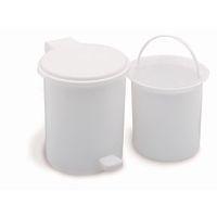 2.9L VANITY PEDAL BIN WITH LINER