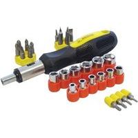 29pc Ratchet Screwdriver Socket & Bit Set