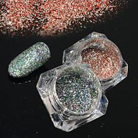 2bottles/set 0.2g/bottle Fashion Gorgeous Nail Art Platinum Glitter Power Galaxy Starry Effect DIY Shining Decoration BG0119