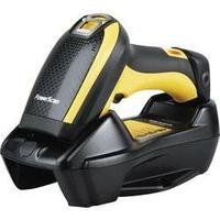 2D wireless barcode scanner DataLogic PowerScan PM9500 Imager Yellow, Black Hand-held USB