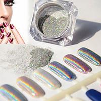 2g/Box Nail Glitter Powder Shinning Mirror Eye Shadow Makeup Powder Dust Nail Art DIY Chrome Pigment Glitter