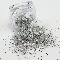 2g Mini Round Thin 3d Color Nail Art Glitter Decoration Sparkly Light/Deep Paillette Nail Tips Shinning Design Y01-07