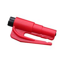 2in1 Car Safety Hammer with Window Breaker and Seatbelt Cutter Quick Car Escape KeyChain Tool