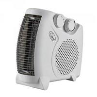 2kw Flat Fan Heater White CRHFF06H