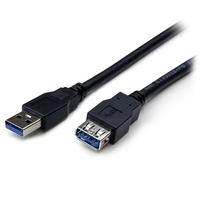 2m Black SuperSpeed USB 3.0 Extension Cable A to A Male to Female