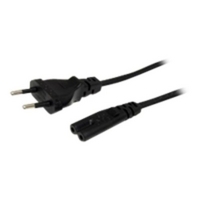 2m standard laptop power cord eu to c7 uk