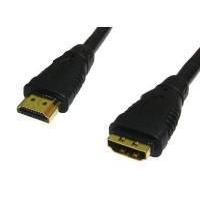 2m Gold plated HDMI male to female extension cable