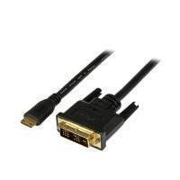 2m mini hdmi to dvi d cable mm