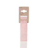 2m Pastel Pink Fabric Ribbon