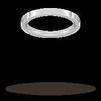 2mm Flat Court Heavy Wedding Rin...