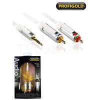 2m 3.5mm Jack to Twin Phono Cable Profigold PROI3402