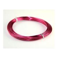 2mm Deco Coloured Craft Wire 5m Shocking Pink