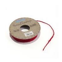 2mm christmas jute string cord red