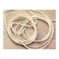 2mm twisted jute rustic cord ivory