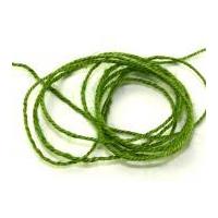 2mm twisted jute rustic cord green