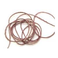 2mm twisted jute rustic cord dusky pink