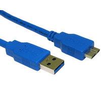 2m usb 30 micro b cable blue