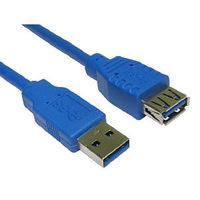 2m usb 30 data cable a to b blue