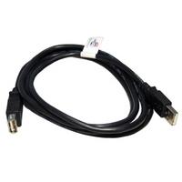 2M Clear USB A To B Data Cable USB 2.0