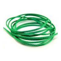 2mm Berisford Rope Ribbon Satin Cord 23 Emerald