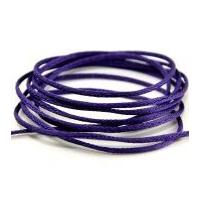 2mm berisford rope ribbon satin cord 19 purple