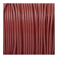 2mm Craft Factory Leather Thonging Cord Pink