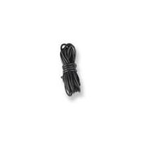 2mm impex leather thonging cord black