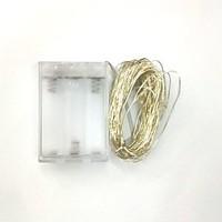 2M 10led 3AA Battery Powered waterproof Decoration LED Copper Wire Lights String for Christmas festival Wedding Party