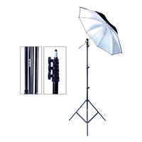 2m studio light stand 33 blacksilver studio umbrella holder kit