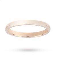 2mm Plain Wedding Band in 9 Carat Yellow Gold - Ring Size J