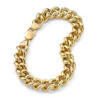 2oz Rolled Gold Curb Bracelet