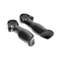 2Pcs Cycling Mountain Bike Bicycle MTB Full Carbon Fiber Handlebar Bar End Security Grip 22.2mm