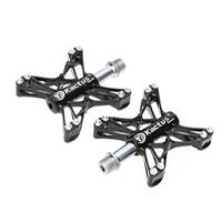 2Pcs 3 Sealed Bearings CNC Steel Axle Magnesium MTB BMX Bicycle Platform Pedals 3 Colors