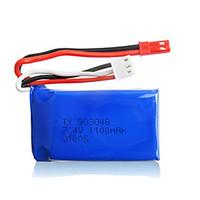 2pcs/pack 7.4v 1100mAh Lipo JST WLtoys Battery for A949 A959 A969 A979 k929Original High-speed Car Batteries