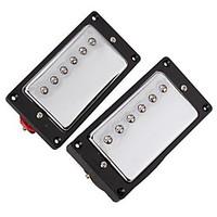 2PCS 1 set Chrome Plated Humbucker Pickups For SG LP Guitar