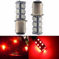 2Pcs 1157 185050 SMD LED Car Light Lulb Red Light DC12V