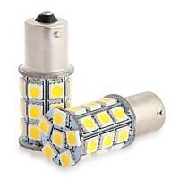 2Pcs 1156 275050SMD LED Car Light Bulb Warm Light DC12V