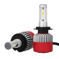 2pcs 12V H7 CSP LED Car Headlight Kit Car Headlighting Auto Replacing Xenon Bulbs H7 Head Lamps LED Chips Auto Led Headlight
